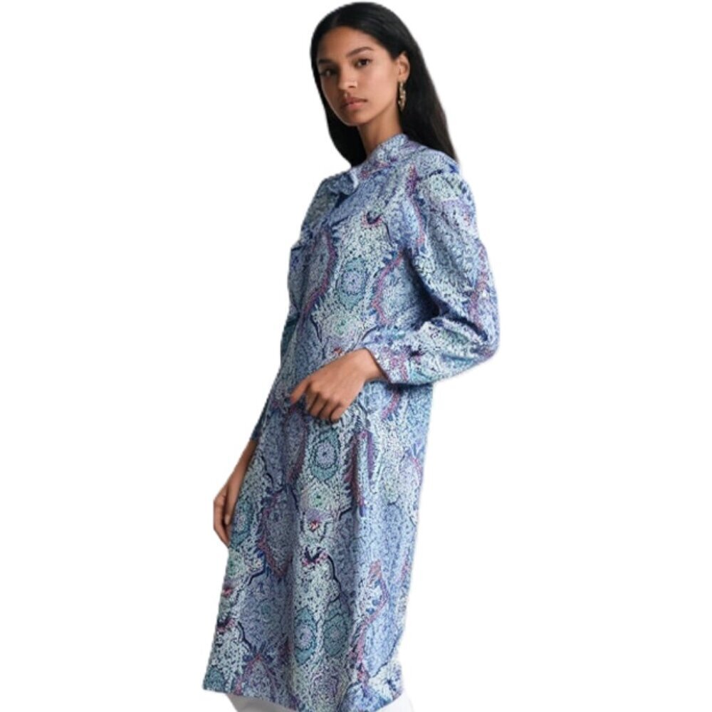 Ink + Ivy Floral Paisley Button Down Nightgown Size Large